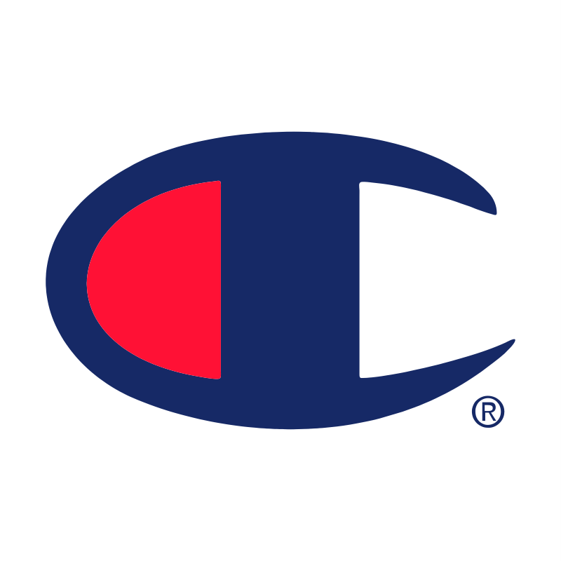 Champion brand logo for vehicle decals