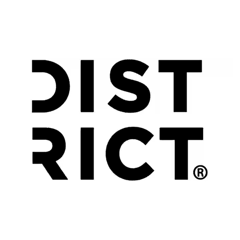 District brand logo