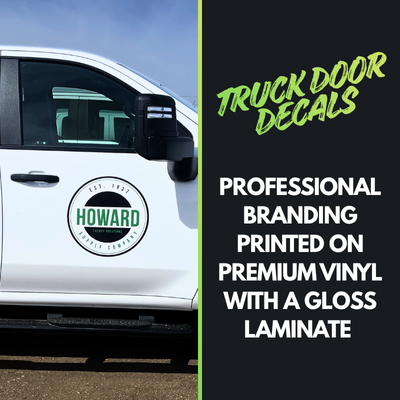 Vehicle door decal (18x24 inches)